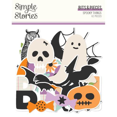 Simple Stories - Stanzteile "Spooky Things" Bits & Pieces 