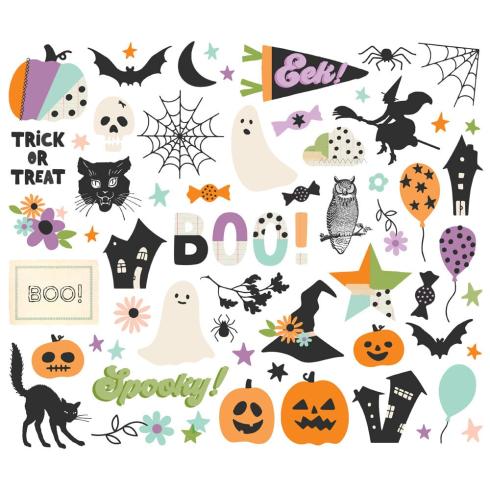Simple Stories - Stanzteile "Spooky Things" Bits & Pieces 