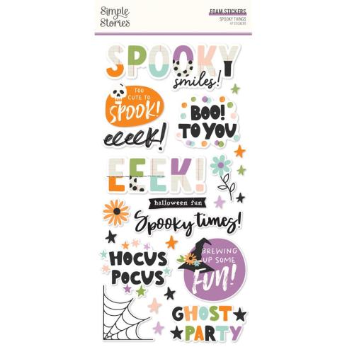 Simple Stories - Aufkleber "Spooky Things" Foam Sticker