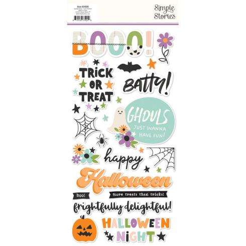 Simple Stories - Aufkleber "Spooky Things" Foam Sticker