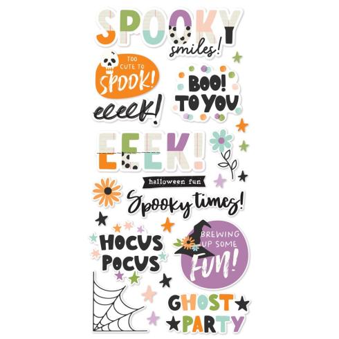 Simple Stories - Aufkleber "Spooky Things" Foam Sticker