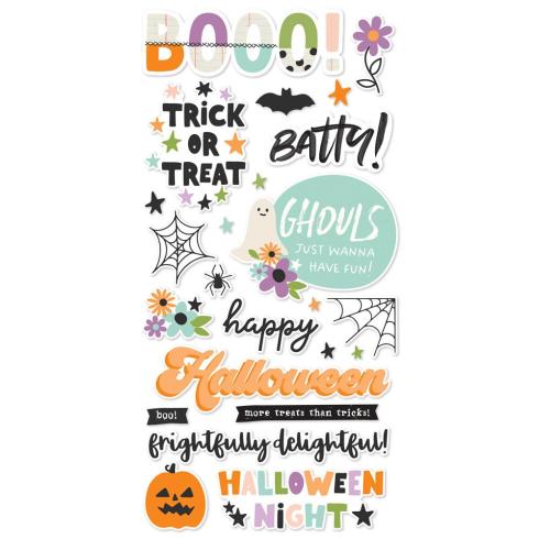 Simple Stories - Aufkleber "Spooky Things" Foam Sticker