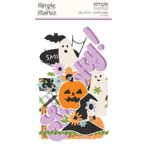 Simple Stories - Stanzteile "Spooky Things" Pages Pieces