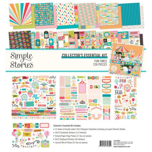 Simple Stories - Collectors Essential Kit "Fun Times" 12 Bogen Designpapier
