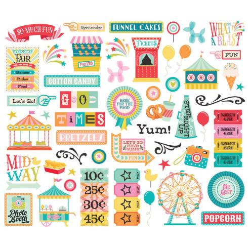 Simple Stories - Stanzteile "Fun Times" Bits & Pieces 