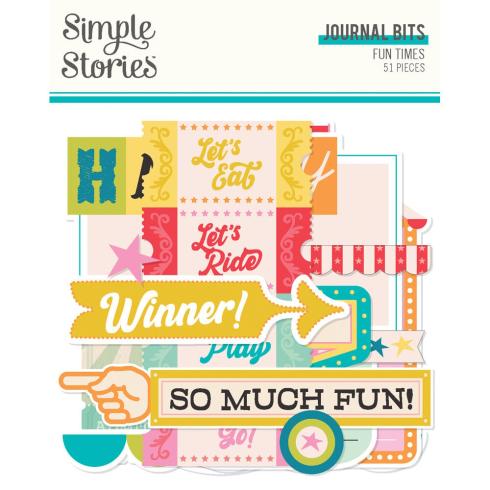 Simple Stories - Stanzteile "Fun Times" Journal Bits & Pieces 