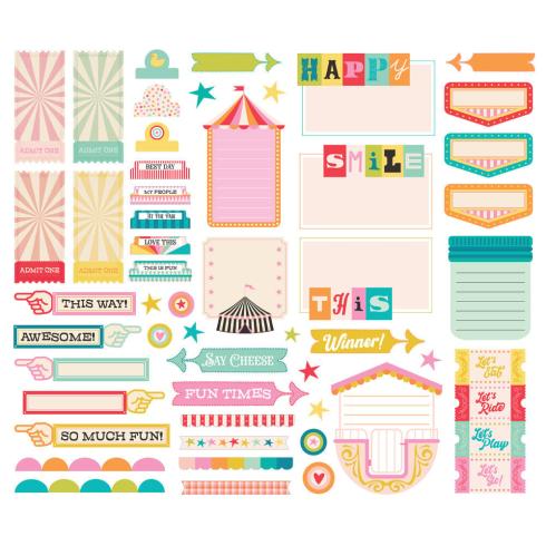 Simple Stories - Stanzteile "Fun Times" Journal Bits & Pieces 