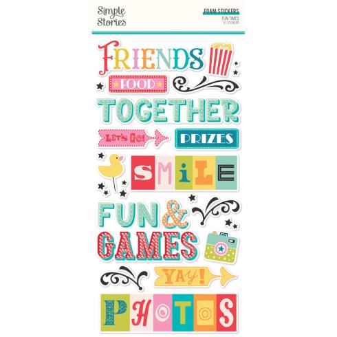 Simple Stories - Aufkleber "Fun Times" Foam Sticker