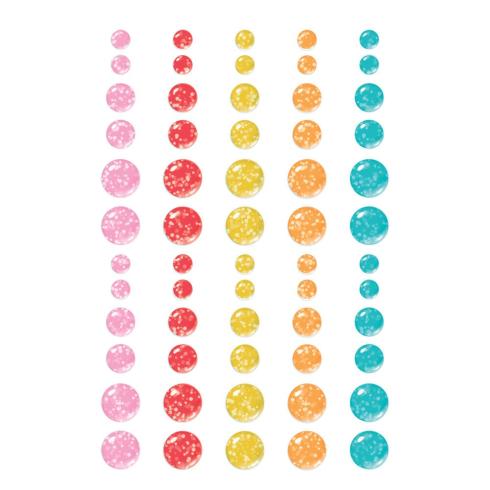 Simple Stories - Enamel Dots "Fun Times" 60 Stück 