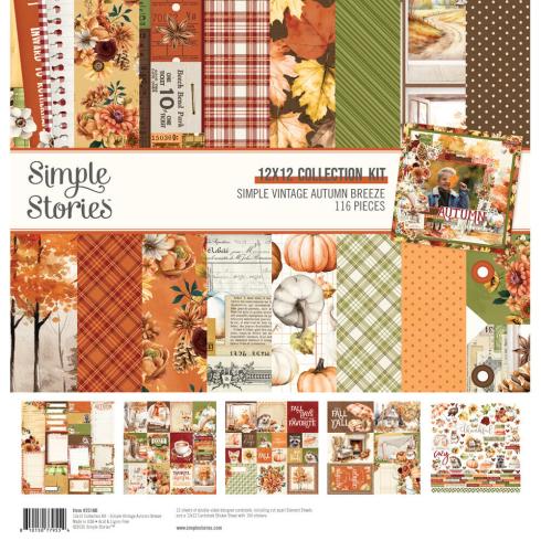 Simple Stories - Collectors Essential Kit "Simple Vintage Autumn Breeze" 12 Bogen Designpapier