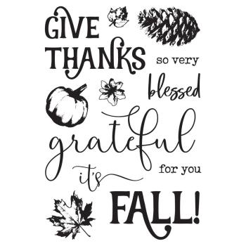 Preview: Simple Stories - Stempelset "Simple Vintage Autumn Breeze" Clear Stamps 