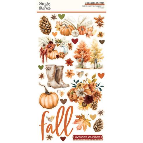 Simple Stories - Aufkleber "Simple Vintage Autumn Breeze" Chipboard Sticker 