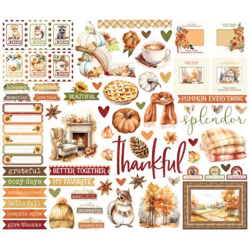 Simple Stories - Stanzteile "Simple Vintage Autumn Breeze" Bits & Pieces 