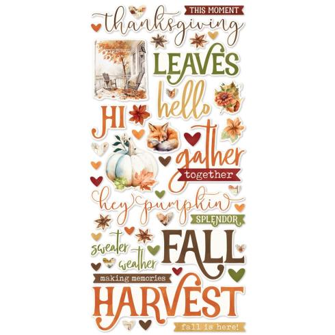 Simple Stories - Aufkleber "Simple Vintage Autumn Breeze" Foam Sticker