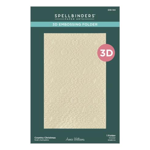 Spellbinders - Prägefolder "Country Christmas" Embossingfolder