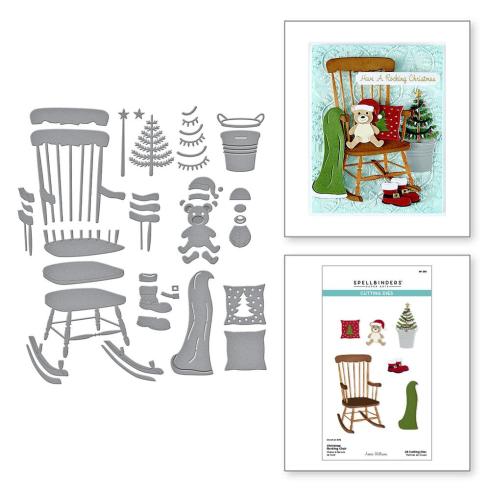 Spellbinders - Stanzschablone "Christmas Rocking Chair" Dies