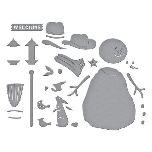 Spellbinders - Stanzschablone "Country Snowman" Dies