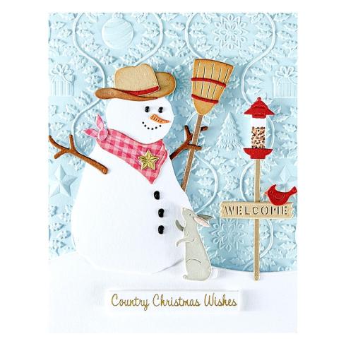 Spellbinders - Stanzschablone "Country Snowman" Dies