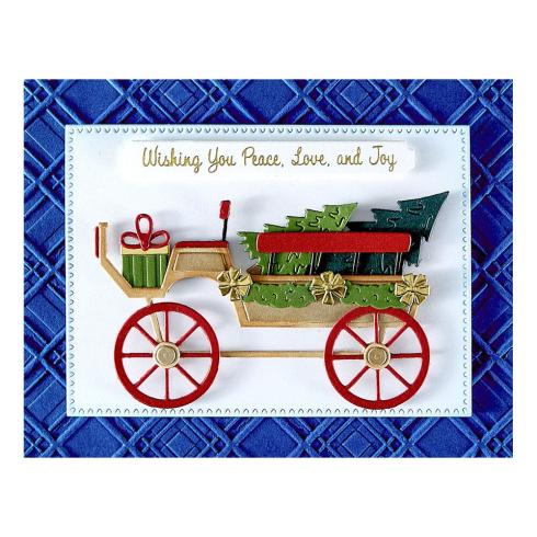 Spellbinders - Buchdrucktechnik "Banner & Sentiments" BetterPress Plate & Dies