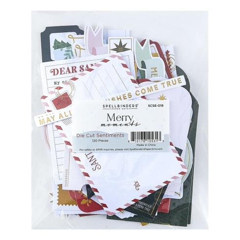 Spellbinders - Stanzteile "Merry Moments Sentiments" Die Cuts