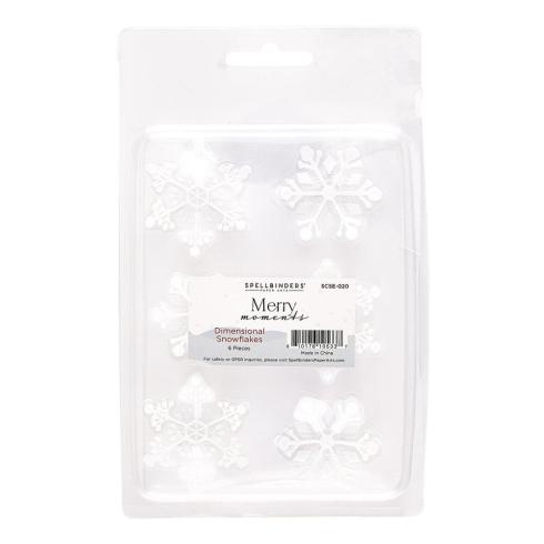 Spellbinders - Aufkleber "Snowflakes" Sticker