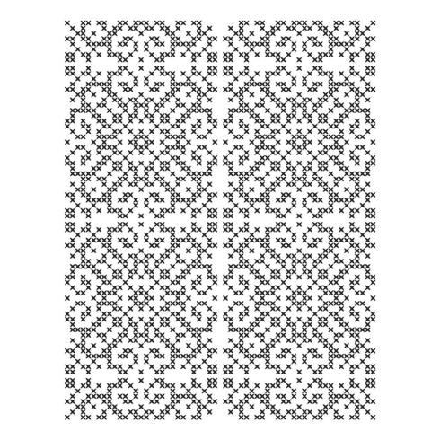 Spellbinders - Buchdrucktechnik "Criss Cross" BetterPress Plate