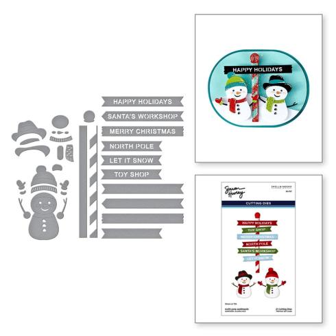 Spellbinders - Stanzschablone "North Pole Sentiments" Dies