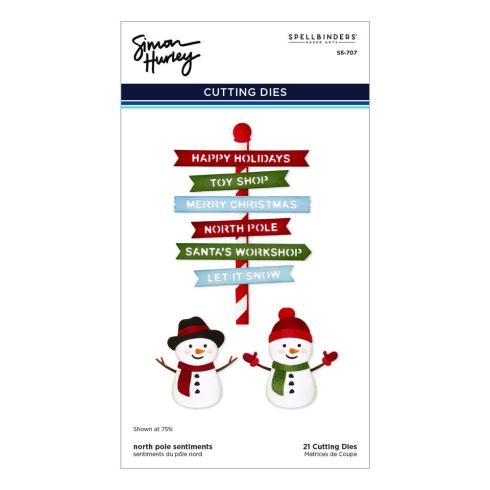 Spellbinders - Stanzschablone "North Pole Sentiments" Dies