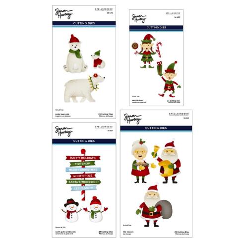 Spellbinders - Stanzschablone "North Pole Friends Bundle" Dies