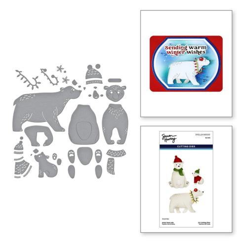Spellbinders - Stanzschablone "Polar Bear Pals" Dies