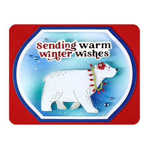 Spellbinders - Stanzschablone "Polar Bear Pals" Dies