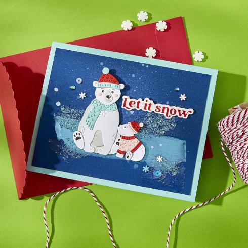 Spellbinders - Stanzschablone "Polar Bear Pals" Dies