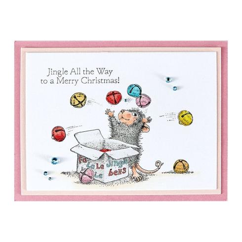 Spellbinders - Gummistempel Set "Jingle Bell Wishes" Cling Stamp