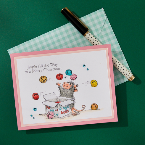 Spellbinders - Gummistempel Set "Jingle Bell Wishes" Cling Stamp