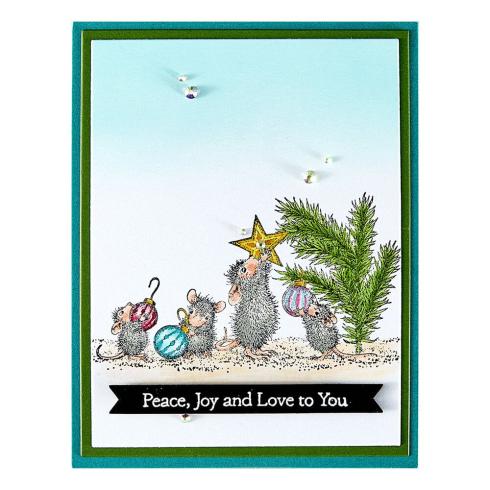 Spellbinders - Gummistempel Set "Tree-Mendous Christmas" Cling Stamp