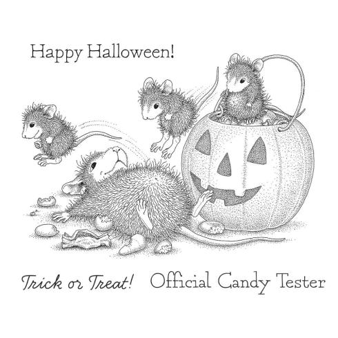 Spellbinders - Gummistempel Set "Trick or Treat!" Cling Stamp