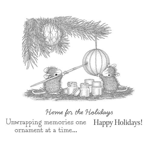 Spellbinders - Gummistempel Set "Unwrapping Memories" Cling Stamp
