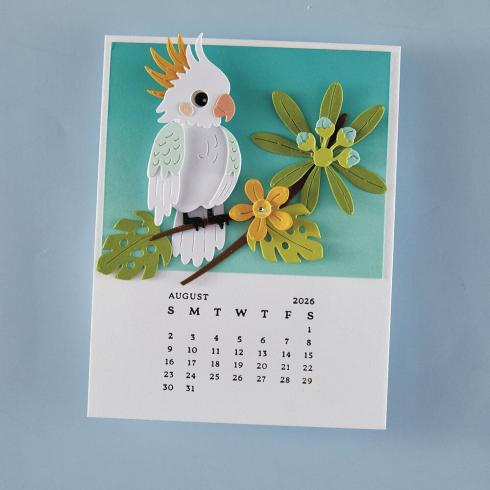 Spellbinders - Buchdrucktechnik "DIY 2026 Calendar" BetterPress Plate
