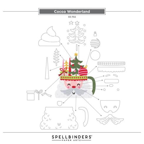 Spellbinders - Stanzschablone "Cocoa Wonderland" Dies