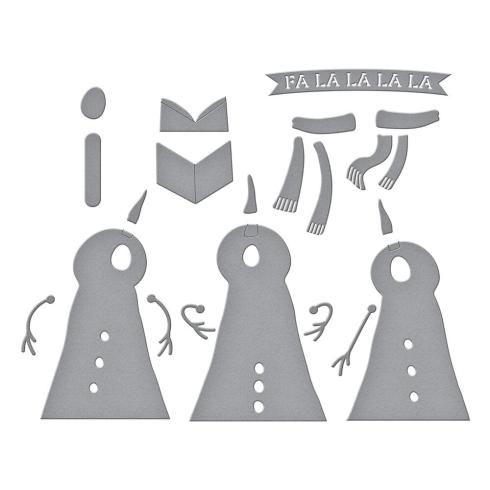 Spellbinders - Stanzschablone "The Snow Notes" Dies