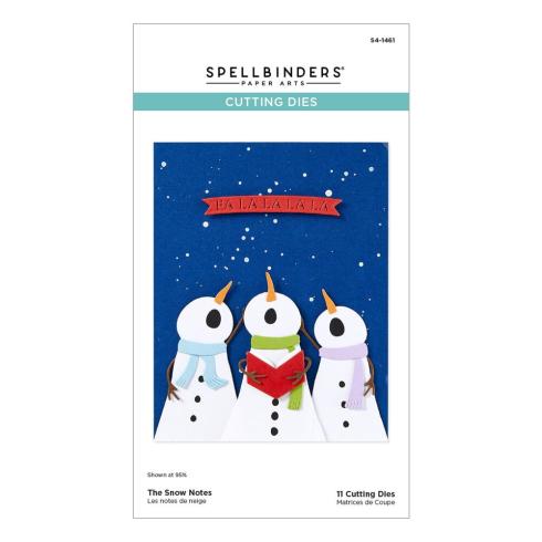 Spellbinders - Stanzschablone "The Snow Notes" Dies