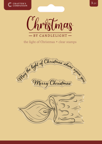 Crafters Companion - Stempelset "The Light of Christmas" Clear Stamps