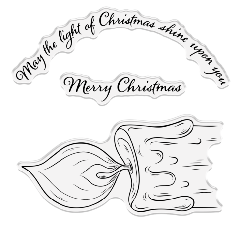 Crafters Companion - Stempelset "The Light of Christmas" Clear Stamps