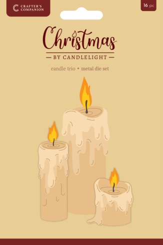 Crafters Companion - Stanzschablone "Candle Trio" Dies