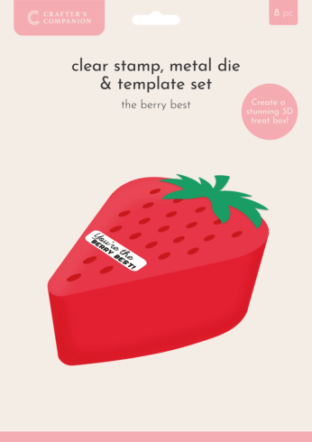 Crafters Companion - Stempelset & Stanzschablone "The Berry Best" Stamp & Dies
