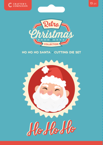 Crafters Companion - Stanzschablone "Ho Ho Ho Santa" Dies