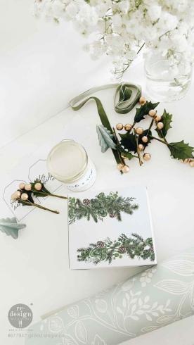 Re-Design with Prima - Transfer Aufkleber 8,5x11 Inch "Gilded Elegance" Decor Transfer 4 Bogen 