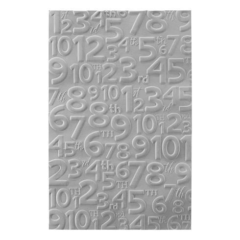 Spellbinders - Prägefolder "Numbers" Embossingfolder