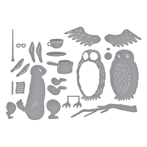 Spellbinders - Stanzschablone "Rabbit & Owl" Dies