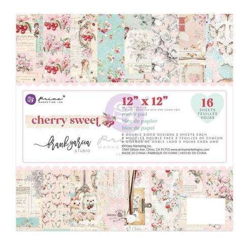 Prima Marketing - Designpapier "Cherry Sweet" Paper Pack 12x12 Inch - 16 Bogen